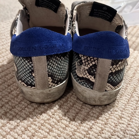 Golden Goose Superstar- Python with Blue Suede - Size 36 - EXCELLENT condition - Picture 3 of 6